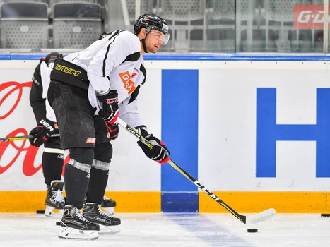 Раскатка "Авангарда" перед матчем с "Сибирью"