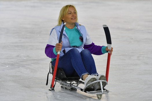 Турнир по следж-хоккею в Омске, день 2