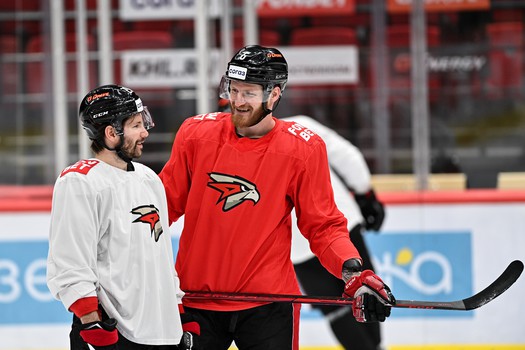 Раскатка «Авангарда» перед первым матчем серии с «Металлургом»