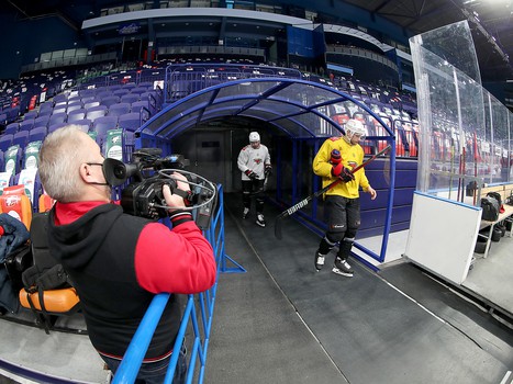 Раскатка «Авангарда» перед выездным матчем с «Ак Барсом»