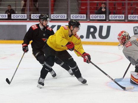 Раскатка «Авангарда» перед шестым матчем серии с «Металлургом»