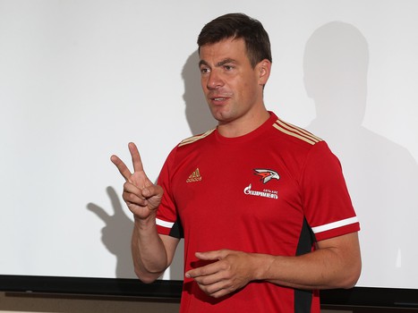 Первая тренировка «Авангарда» в новом сезоне