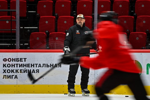 Тренировка «Авангарда» в Омске