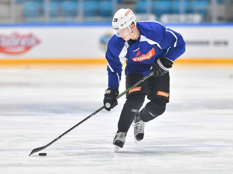 Раскатка "Авангарда" перед выездным матчем с "Барысом"