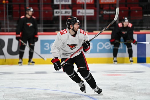 Раскатка «Авангарда» перед матчем с минским «Динамо»