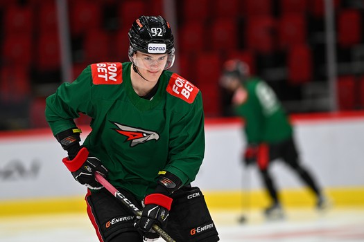 Раскатка «Авангарда» перед вторым матчем серии с «Локомотивом»