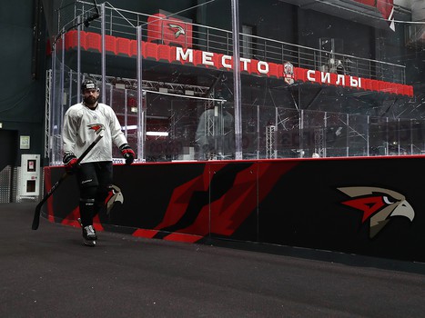 Раскатка «Авангарда» перед матчем против СКА