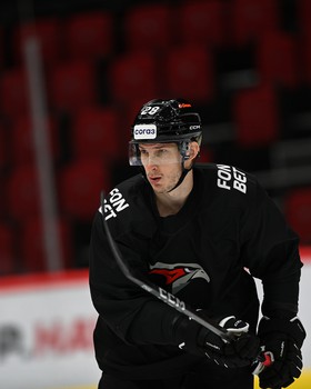 Раскатка «Авангарда» перед матчем с «Ак Барсом»