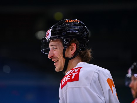 Раскатка «Авангарда» перед матчем с «Сибирью»