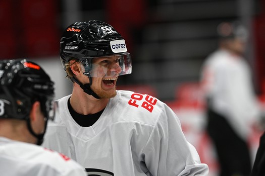 Тренировка «Авангарда» перед матчем с «Адмиралом»