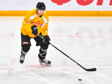 Тренировка "Авангарда" на льду "Арены Омск"