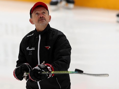 Раскатка «Авангарда» перед матчем с рижским «Динамо»