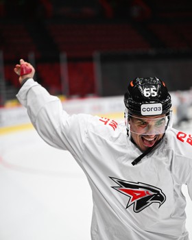 Раскатка «Авангарда» перед матчем с «Автомобилистом»