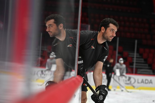 Раскатка «Авангарда» перед матчем с «Ак Барсом»