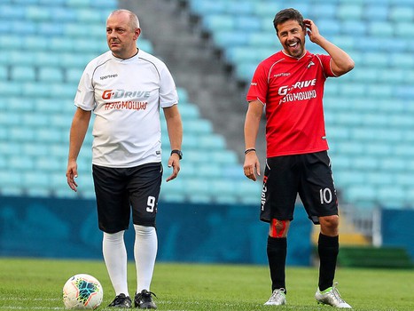 Товарищеский матч по футболу. Сборная «Авангард» - «Мощные СМИ» 13:2