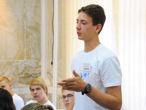 Юнас Анелев и Андре Петерссон в "Летней академии наук"