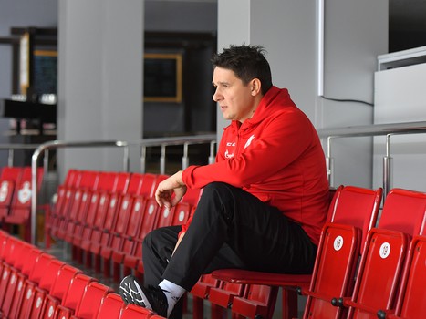 Раскатка "Авангарда" перед матчем с "Трактором" на турнире в Челябинске