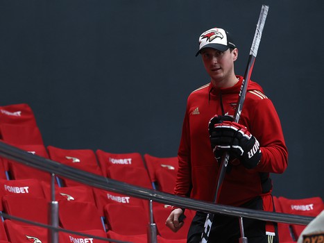 Раскатка «Авангарда» перед матчем против СКА