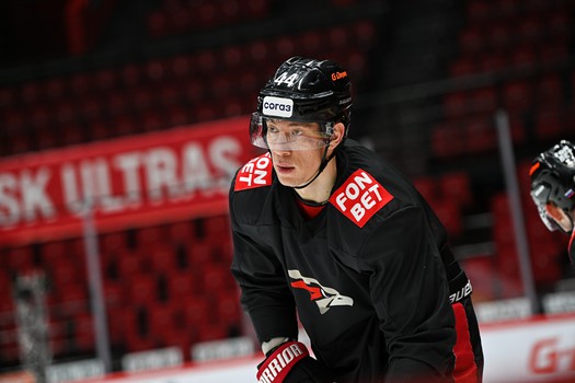 Раскатка «Авангарда» перед матчем с «Барысом»