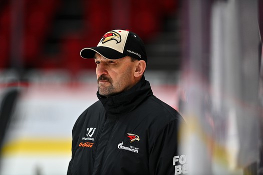 Тренировка «Авангарда» перед матчем с «Адмиралом»