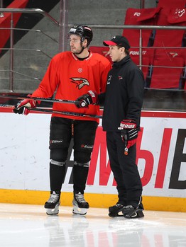 Раскатка «Авангарда» перед матчем с «Автомобилистом»