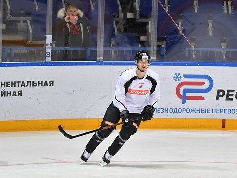 Тренировка "Авангарда" перед стартом турнира в Ярославле