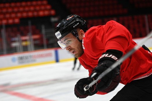 Раскатка «Авангарда» перед матчем с «Салаватом Юлаевым»