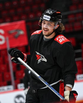 Раскатка «Авангарда» перед матчем с «Ак Барсом»