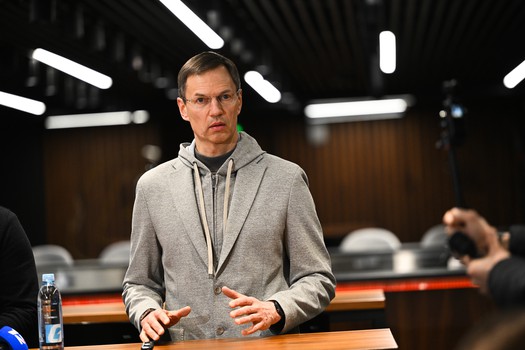 Открытая тренировка «Авангарда» для СМИ