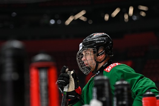 Раскатка «Авангарда» перед матчем с «Салаватом Юлаевым»