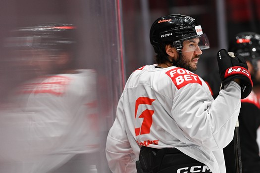 Раскатка «Авангарда» перед матчем с «Локомотивом»