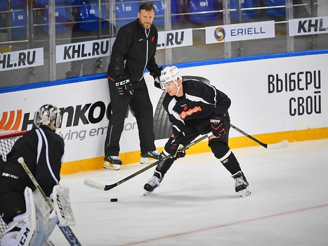 Раскатка "Авангарда" перед выездным матчем с ХК "Сочи"