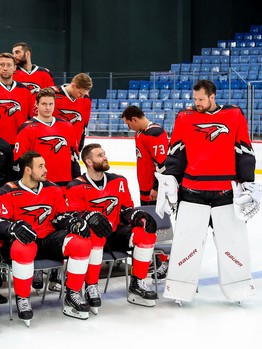 Фотографирование команды перед стартом сезона 2019/20