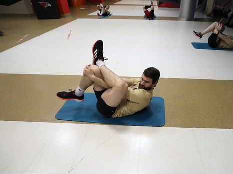 Открытая тренировка «Авангарда» перед домашними матчами финала Кубка Гагарина