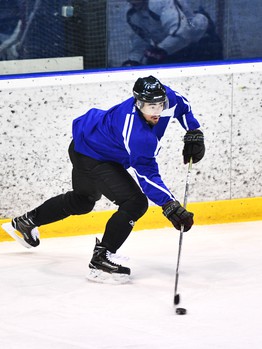 Раскатка "Авангарда" в Хомутове перед матчем с "Автомобилистом"