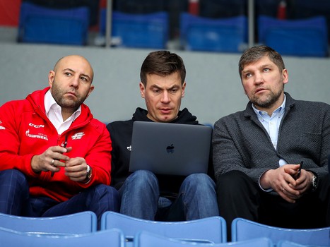 Раскатка «Авангарда» перед матчем против СКА