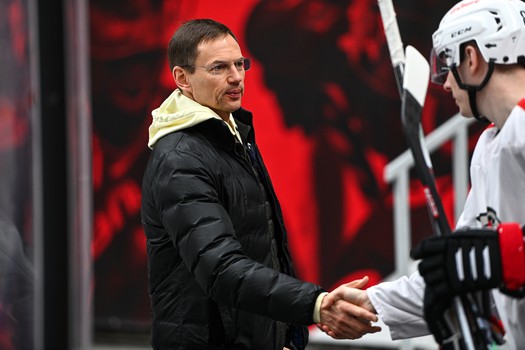 Раскатка «Авангарда» перед выездным матчем со «Спартаком»