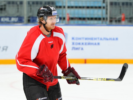 Раскатка "Авангарда" перед домашним матчем против СКА