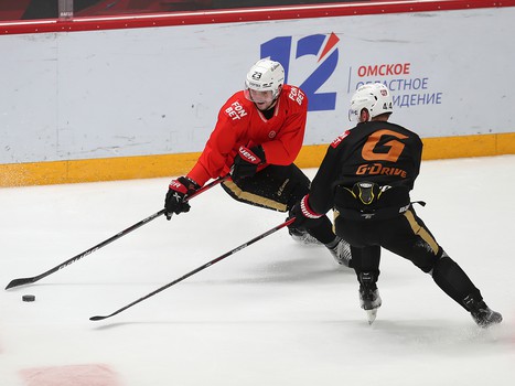 Открытая тренировка «Авангарда» перед вторым раундом плей-офф