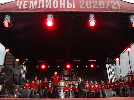 Чемпионский праздник «Авангарда» в Балашихе