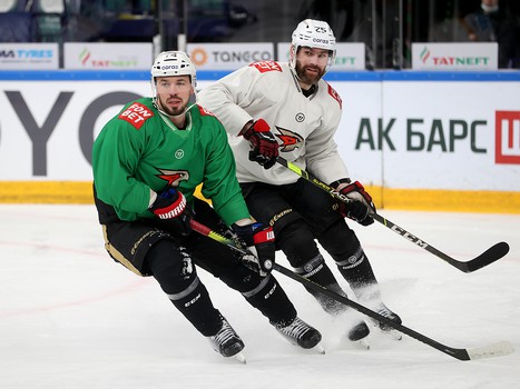 Раскатка «Авангарда» перед первым матчем серии с «Ак Барсом»