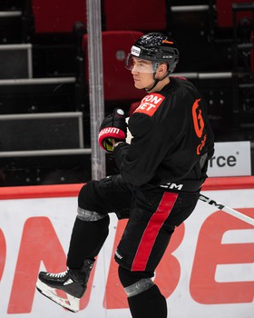 Раскатка «Авангарда» перед матчем с «Витязем»