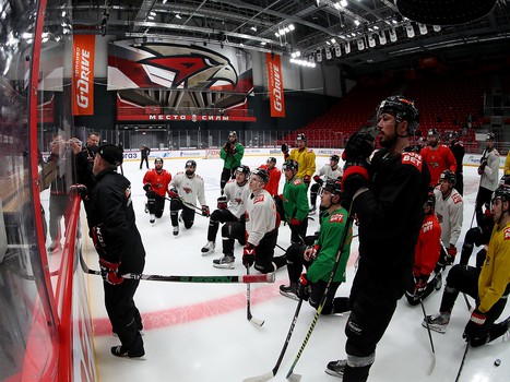 Открытая тренировка «Авангарда» перед стартом второго раунда плей-офф