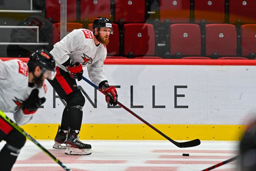 Раскатка «Авангарда» перед матчем с «Амуром»