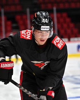 Раскатка «Авангарда» перед матчем с минским «Динамо»