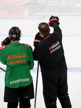 Открытая тренировка «Авангарда» перед стартом второго раунда плей-офф