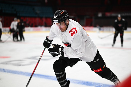 Раскатка «Авангарда» перед вторым матчем серии с «Нефтехимиком»