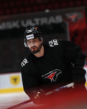 Раскатка «Авангарда» перед матчем с «Барысом»