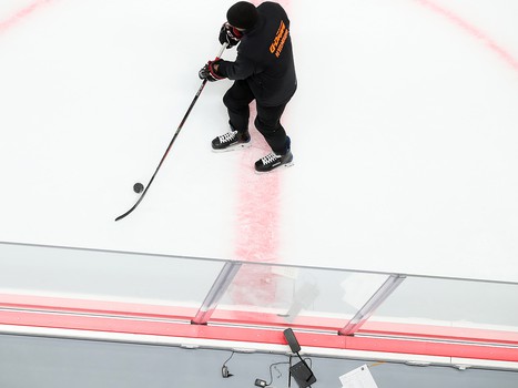 Тренировка «Авангарда» во время паузы в чемпионате