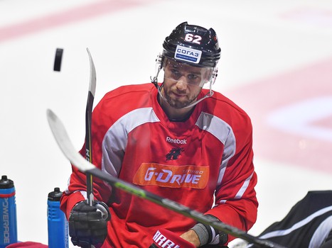 Тренировка "Авангарда" в Ярославле перед матчем с "Торпедо" НН